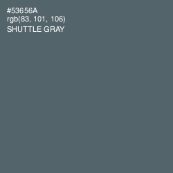 #53656A - Shuttle Gray Color Image